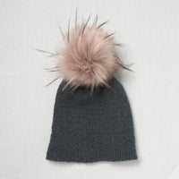 Lovafur Luxe Faux Fur Pom Rose Raccoon (Limited Edition)