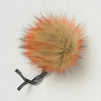 Lovafur Luxe Faux Fur Pom Rust Raccoon