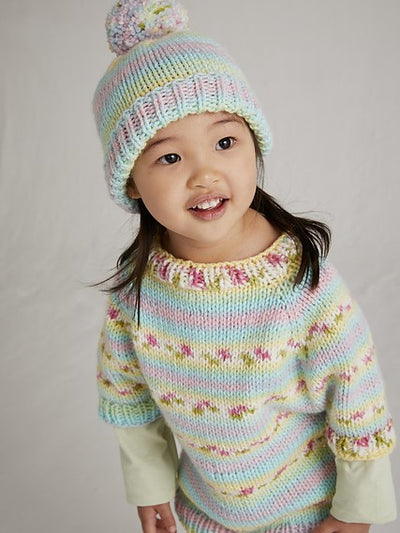 New Blooms Poncho & Hat 5570