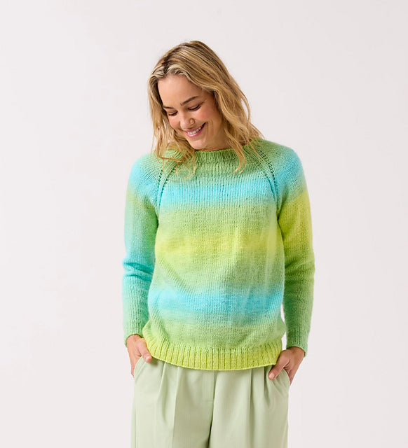 10841 Round the Raglan Sweater by Sirdar