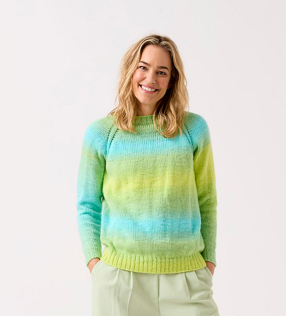 10841 Round the Raglan Sweater by Sirdar