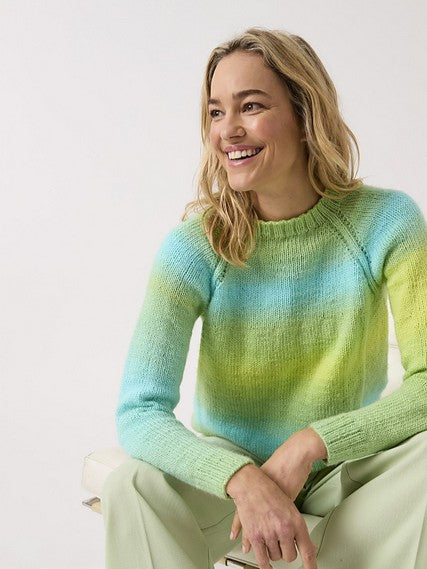 10841 Round the Raglan Sweater by Sirdar