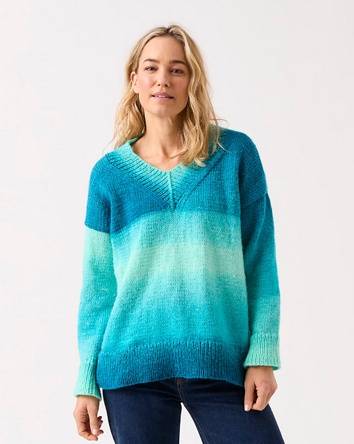 10845 Truly, Madly, Deeply V Sweater by Sirdar