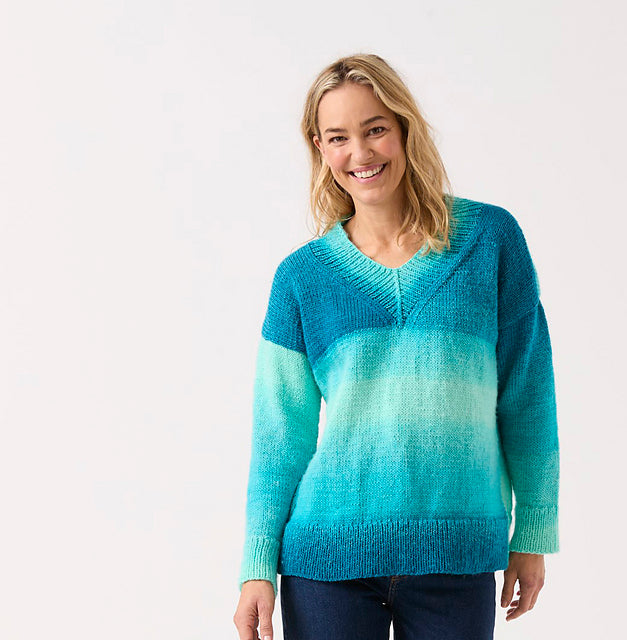 10845 Truly, Madly, Deeply V Sweater by Sirdar