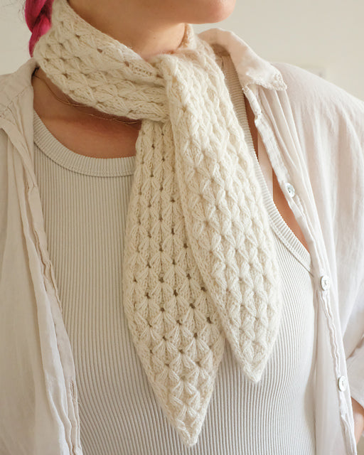 Star Jasmine Mini Scarf by Ksenia Naidyon