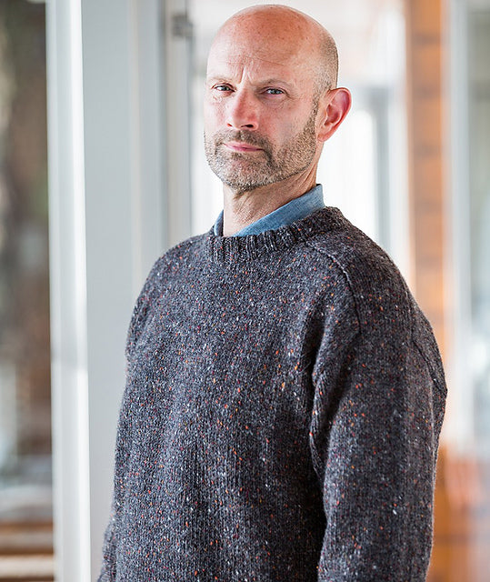 Saddle-Shoulder Men's Pullover by Churchmouse Yarns and Teas