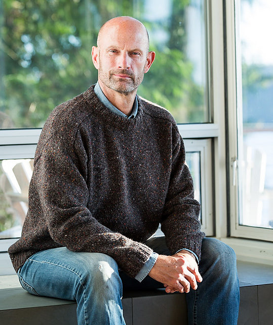 Saddle-Shoulder Men's Pullover by Churchmouse Yarns and Teas