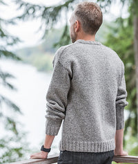 Saddle-Shoulder Men's Pullover by Churchmouse Yarns and Teas