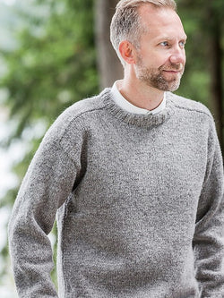 Saddle-Shoulder Men's Pullover by Churchmouse Yarns and Teas