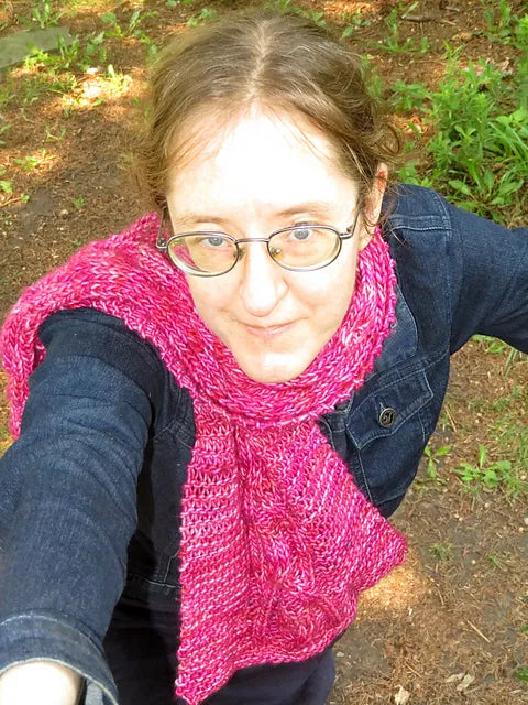 Statement Cable Scarf by Sarah Dawn