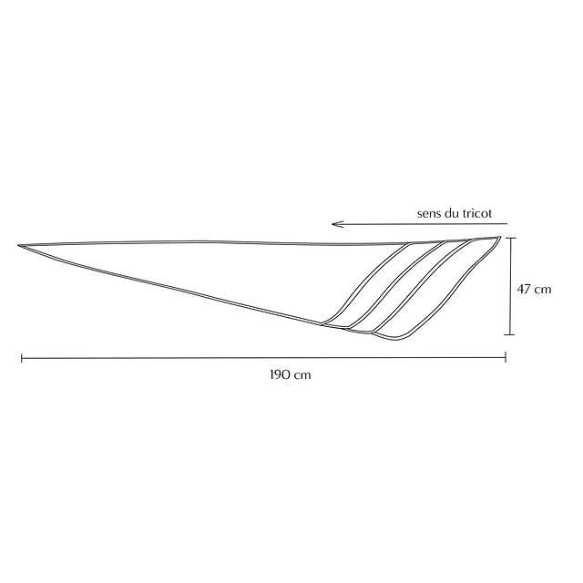 Askell shawl by Solenn Couix-Loarer