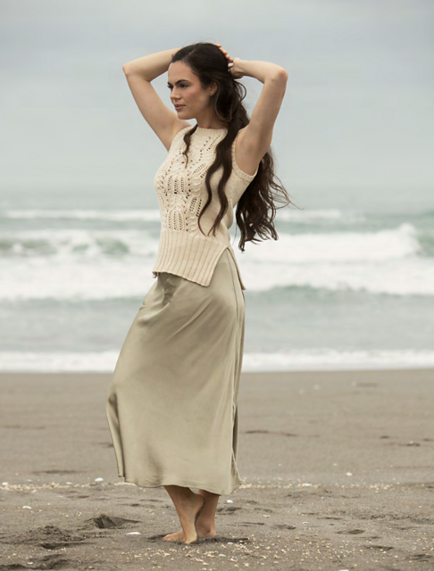 Coral Summer Tank by Laura Zukaite