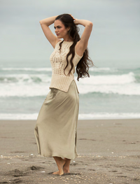 Coral Summer Tank by Laura Zukaite