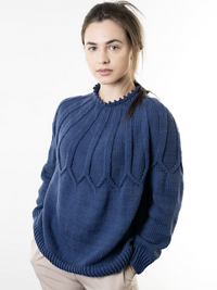 Tinton Top Down Sweater by Lion Brand Yarn