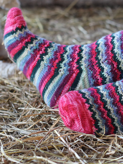 Flourish Socks by Anna-Sophia Hirst