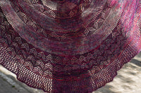 Chevron Delight Shawl by Lora Marin
