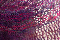 Chevron Delight Shawl by Lora Marin