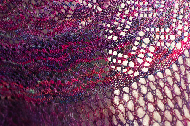 Chevron Delight Shawl by Lora Marin