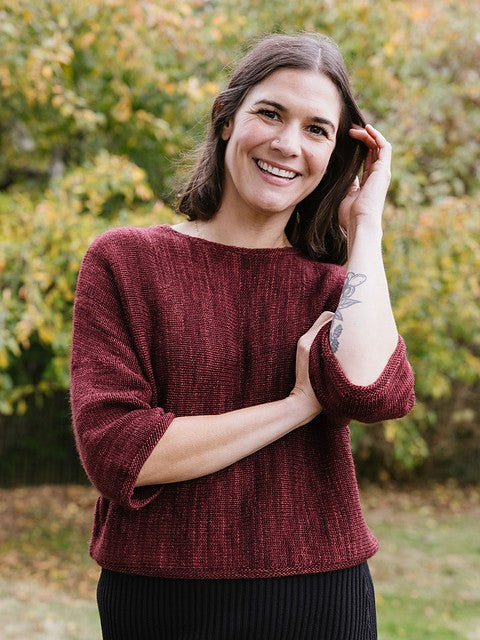 Sideways Tee by Churchmouse Yarns and Teas