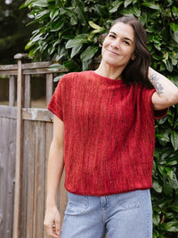 Sideways Tee by Churchmouse Yarns and Teas