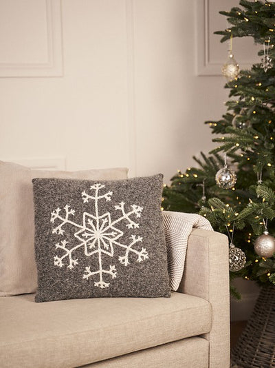 Snowfall Cushion by Lisa Richardson