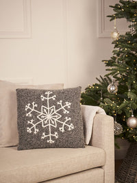 Snowfall Cushion by Lisa Richardson
