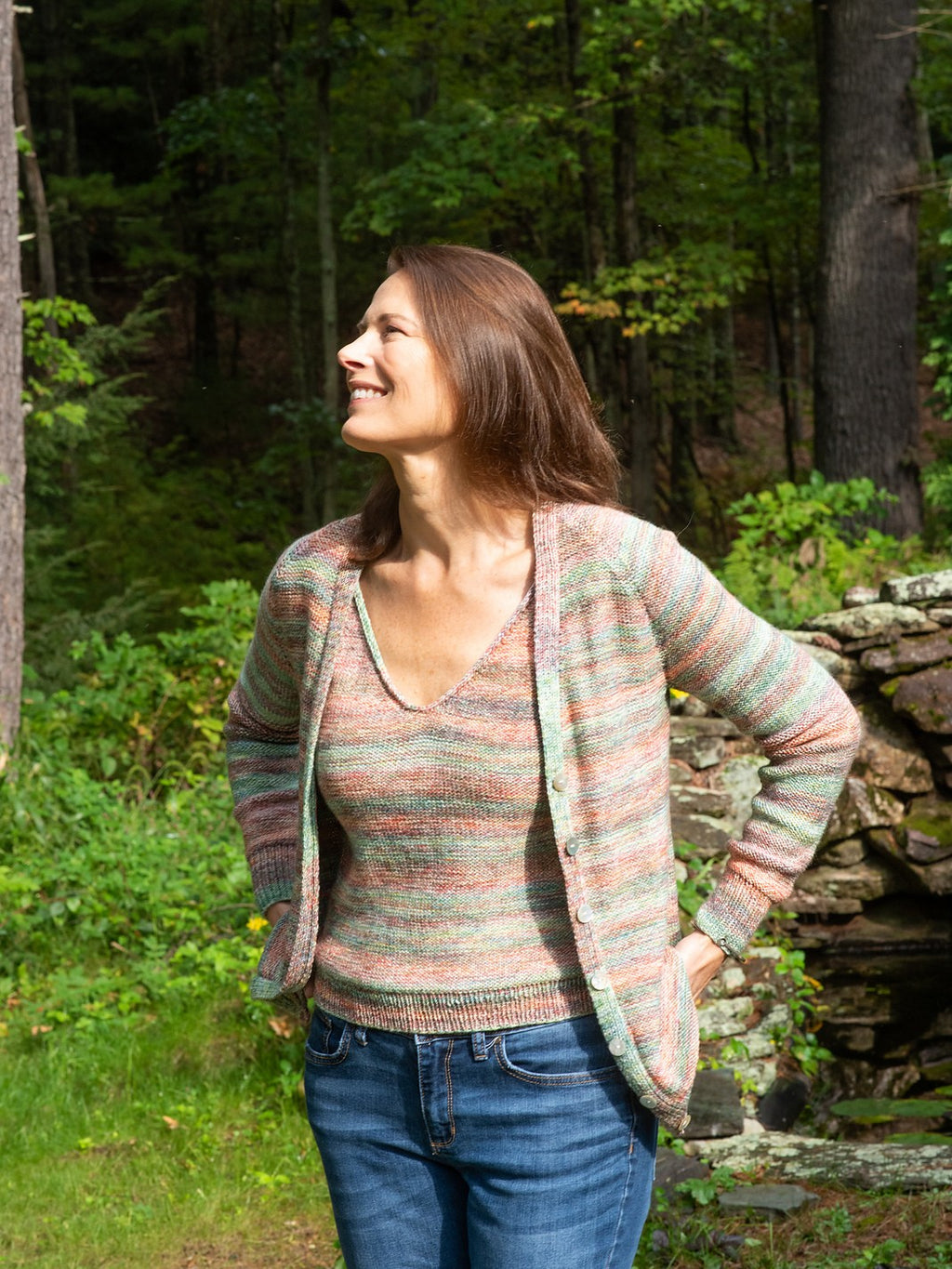 Bezel Cardigan & Camisole by Amy Christoffers