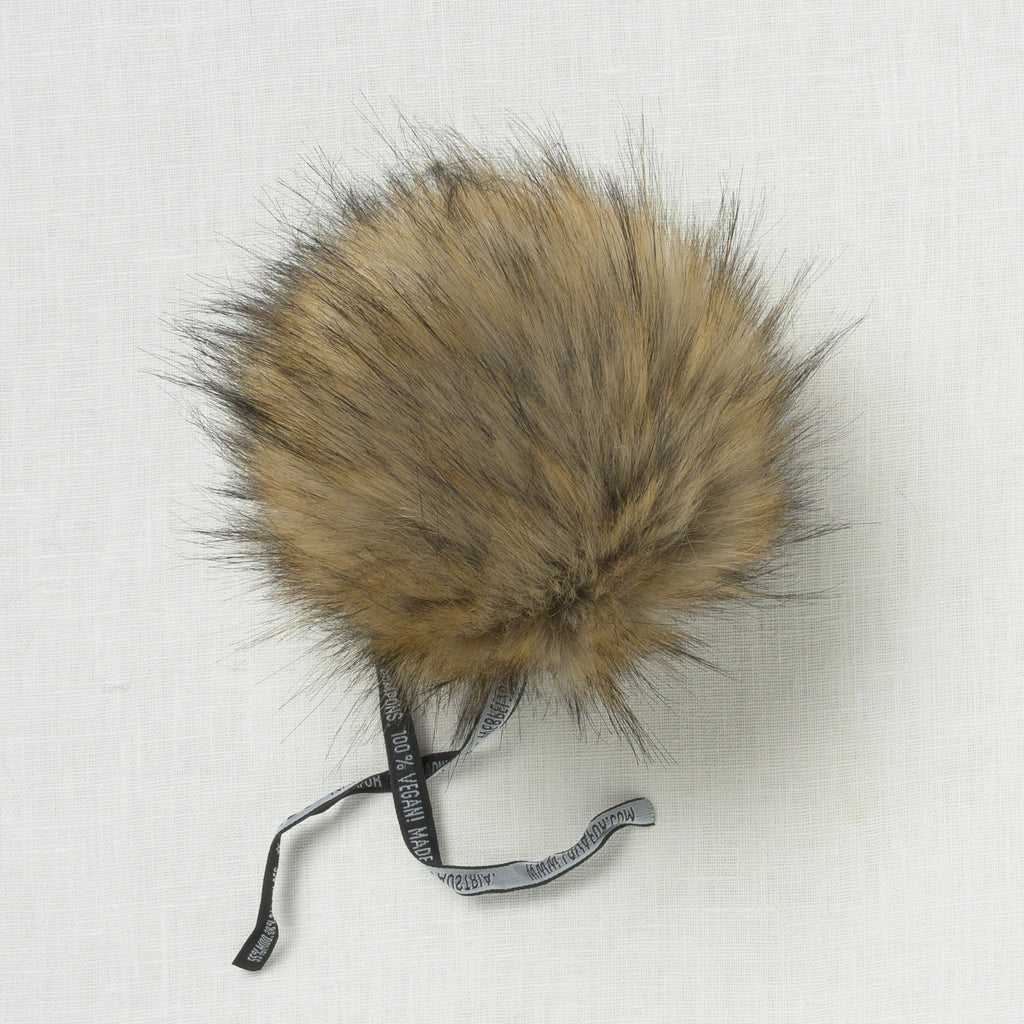 Lovafur Luxe Faux Fur Pom Stone Raccoon