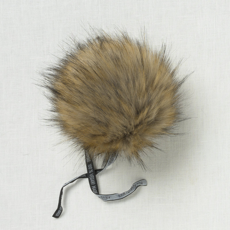 Lovafur Luxe Faux Fur Pom Stone Raccoon