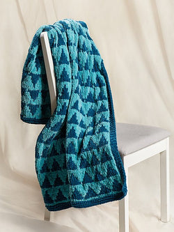 Triangles Throw by Rachel Brockman