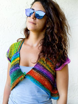 Rainbow Shrug by Urth Yarns