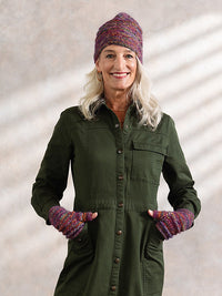 Valerie Hat & Mitts by Alison Green