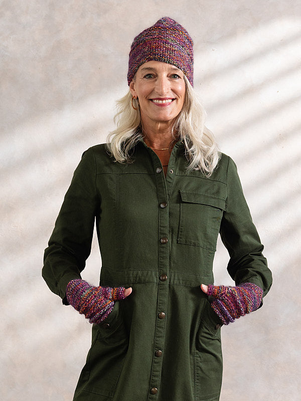 Valerie Hat & Mitts by Alison Green