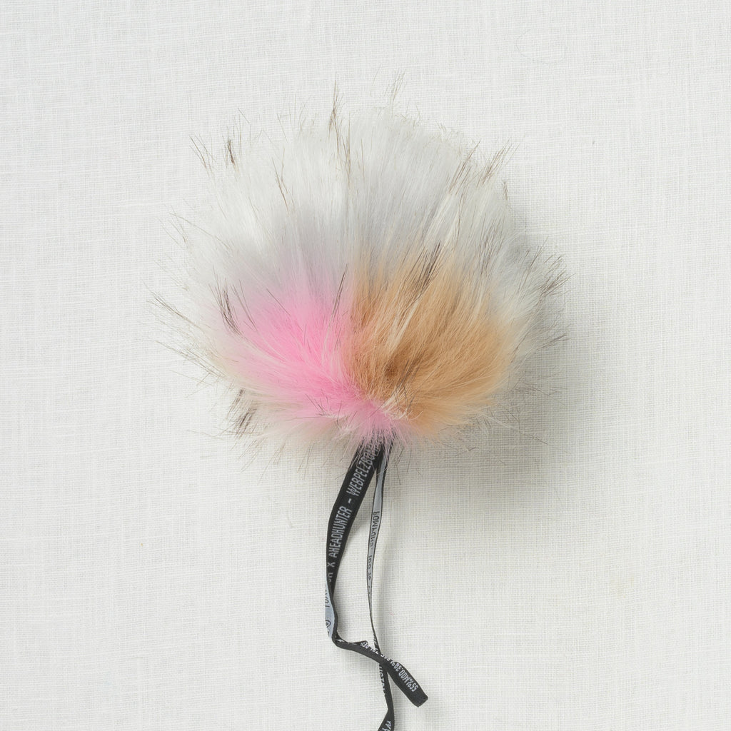 Lovafur Luxe Faux Fur Pom Vanilla Harlequin