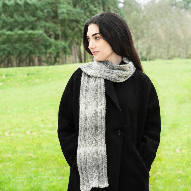 Cabled Scarf by Shannon Dunbabin