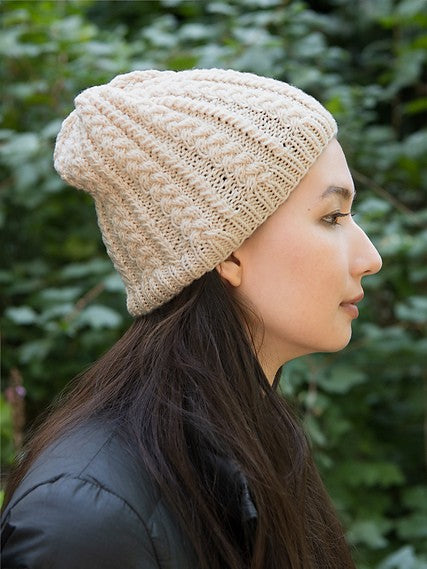 Lattice Knit Hat by Susie Bonell