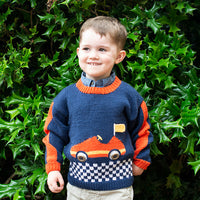 Off To The Races Sweater by Amy Bahrt