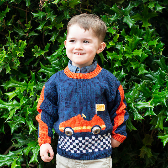 Off To The Races Sweater by Amy Bahrt