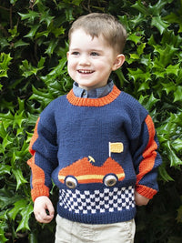 Off To The Races Sweater by Amy Bahrt