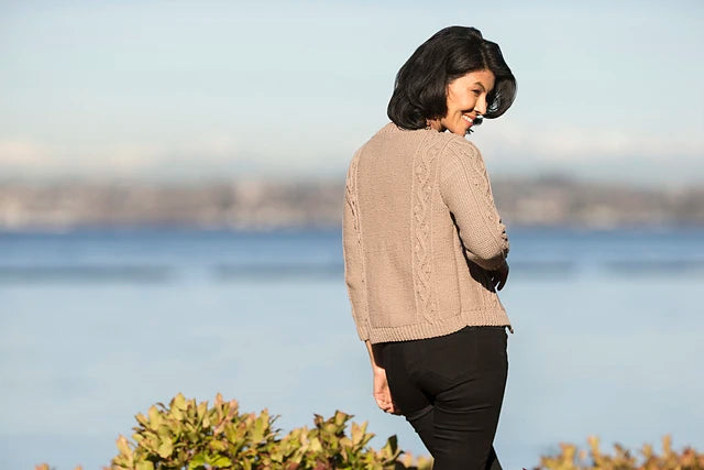 Budded Vine Cardigan by Melissa Leapman