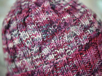 Raspberry Braids Hat by Shannon Dunbabin (Pattern only)