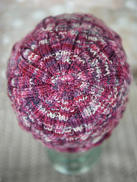 Raspberry Braids Hat by Shannon Dunbabin (Pattern only)