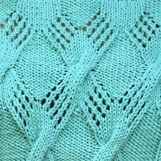 Lace Cable Raglan by Deborah Newton