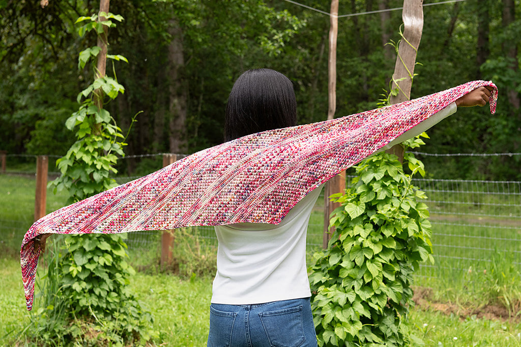 Tropical Galaxy Shawl by Shannon Dunbabin
