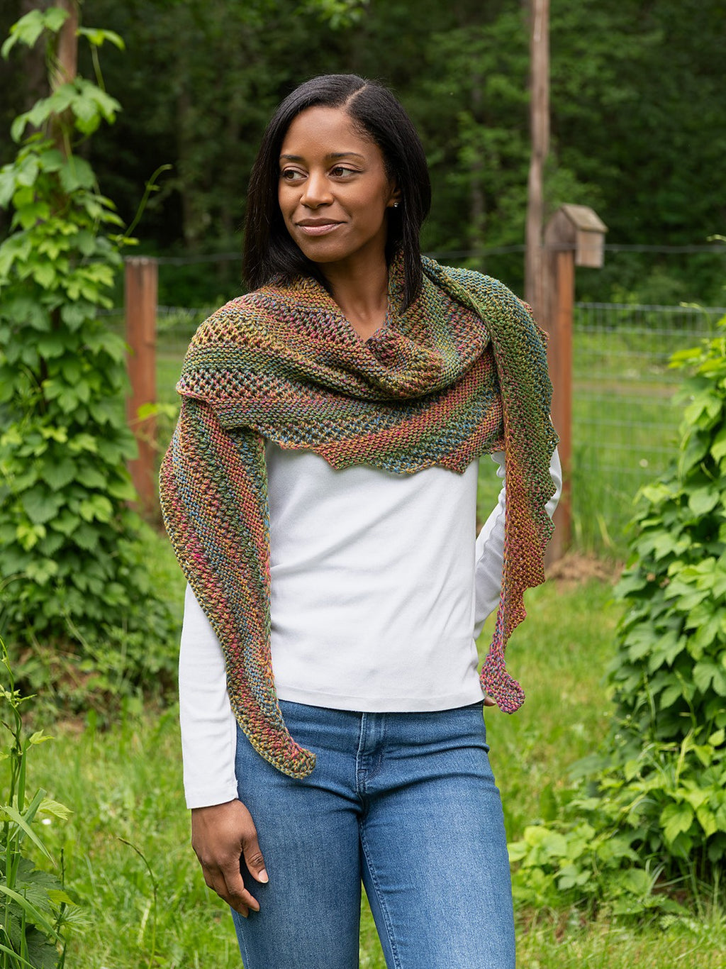Wildflower Shawl by Shannon Dunbabin