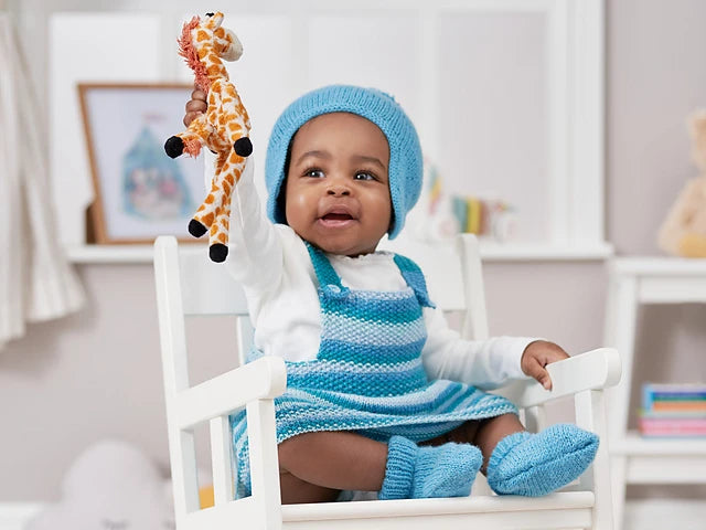 Heads & Toes Hat, Helmet & Bootees by Jenny Watson