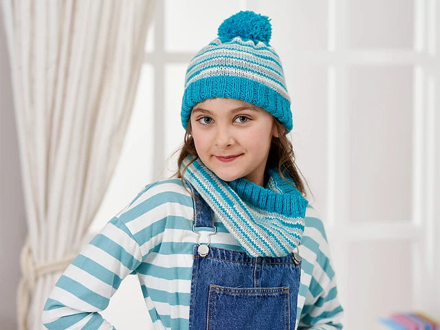 Hula Hoop Hat & Cowl by Jenny Watson