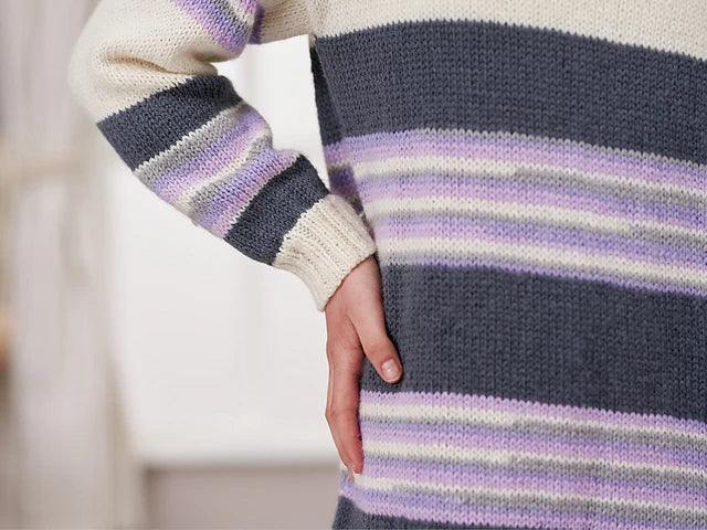 Smiles & Stripes Jumper Dress by Jenny Watson