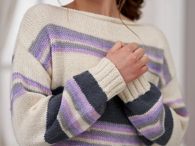 Smiles & Stripes Jumper Dress by Jenny Watson