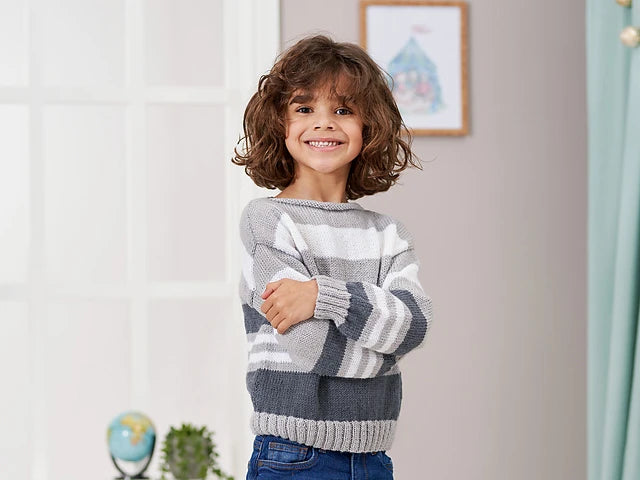Smiles & Stripes Jumper Dress by Jenny Watson